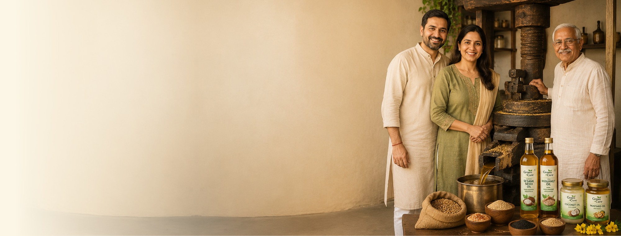 Bringing 100% Pure, Unadulterated Nutrition Back to the Indian Kitchen.